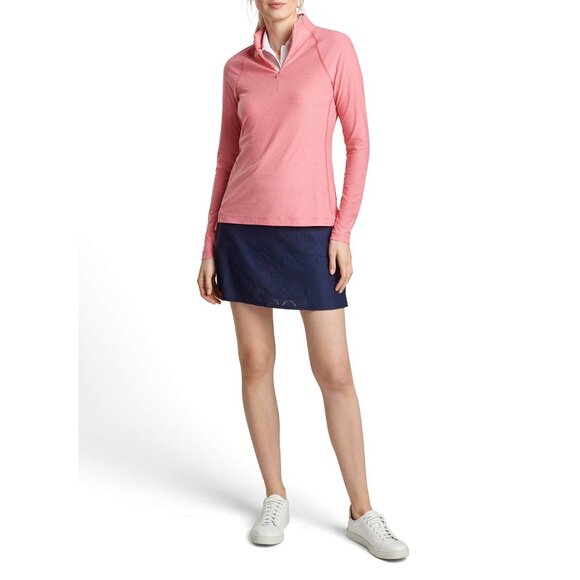 Peter Millar Golf Tops - Peter Millar Women’s Raglan Sleeve Perth Layer Pullover Pink Small New with Tag